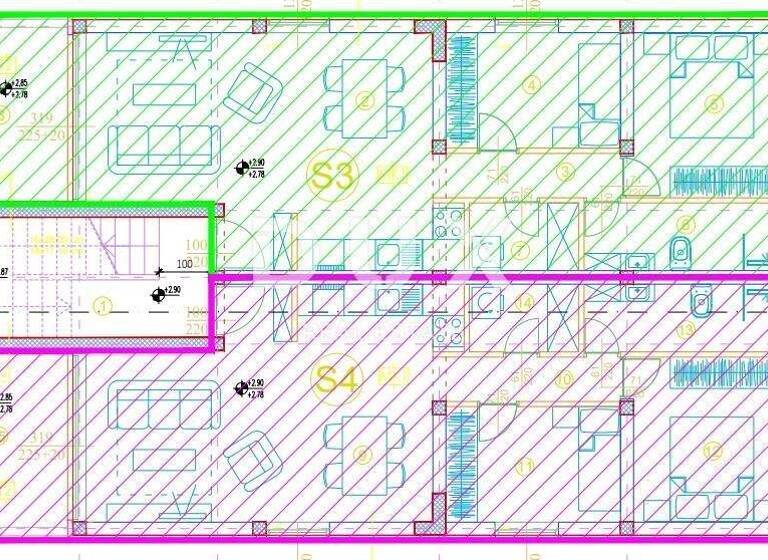 Wohnung zum Kauf 335.198 € 3 Zimmer 88 m² 1. Geschoss Vir