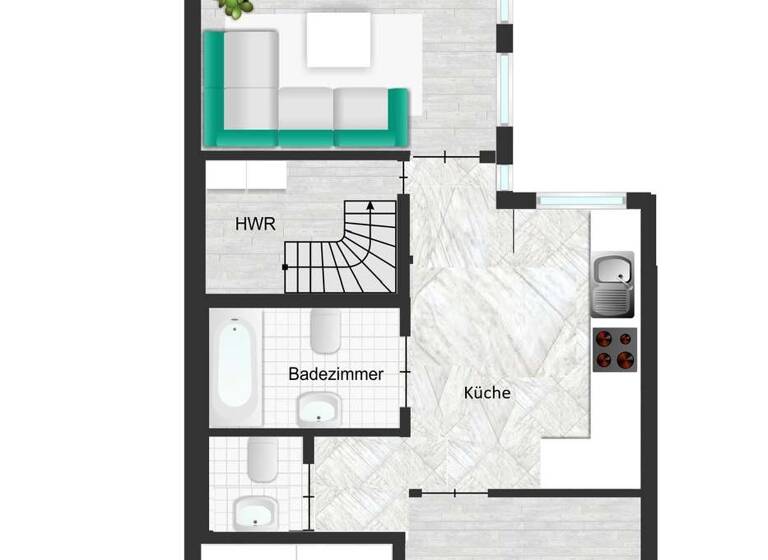 Wohnung zum Kauf 159.000 € 2 Zimmer 78 m² EG Steffensweg Bremen 28217