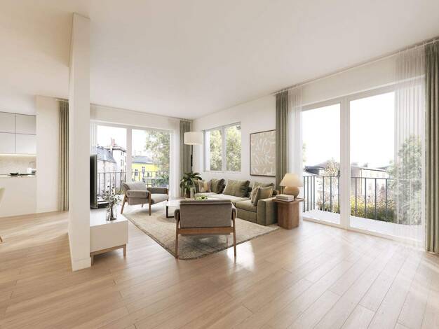 Wohnung zum Kauf - Neubau provisionsfrei als Kapitalanlage geeignet 1.339.000 € 5 Zimmer 136 m² Eichwaldstraße 18 Bornheim Frankfurt am Main 60385