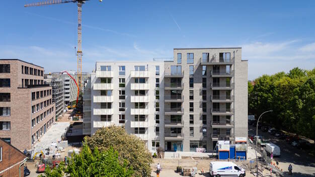 Wohnung zum Kauf - Neubau provisionsfrei 420.000 € 2 Zimmer 53 m² 3. Geschoss Marckmannstraße 53-55 Rothenburgsort Hamburg / Rothenburgsort 20539