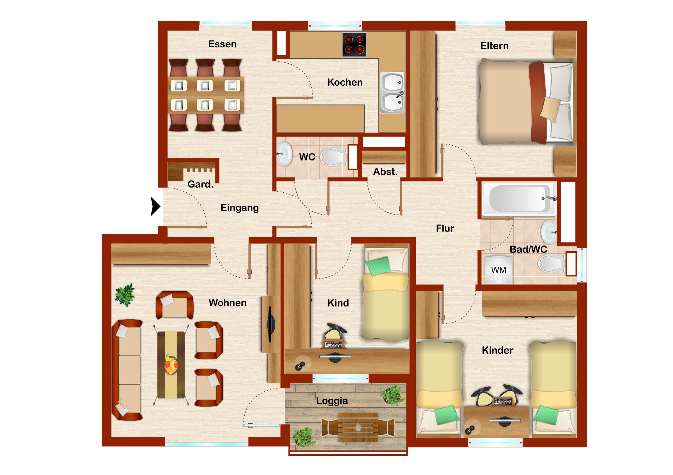 Wohnung zum Kauf als Kapitalanlage geeignet 240.000 € 4,5 Zimmer 85,7 m²<br/>Wohnfläche Heumaden Calw 75365