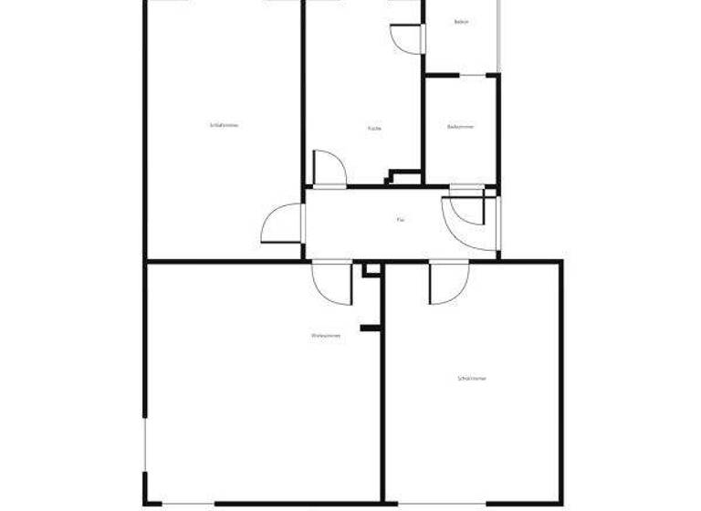 Wohnung zur Miete 656 € 3 Zimmer 64,3 m² frei ab 11.04.2026 Borsigstr. 7 Braunschweig 38126