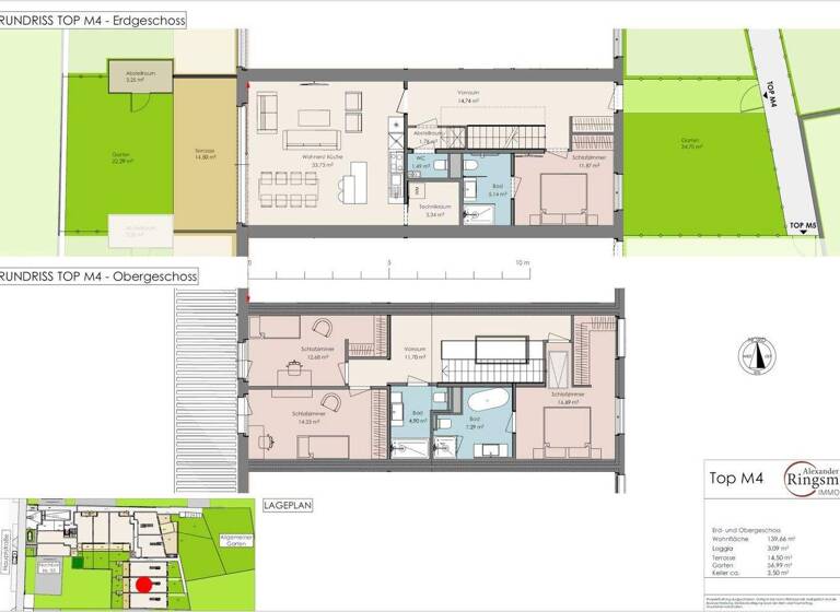 Wohnung zum Kauf - Erstbezug provisionsfrei 1.179.500 € 5 Zimmer 139,7 m² Maria Enzersdorf 2344