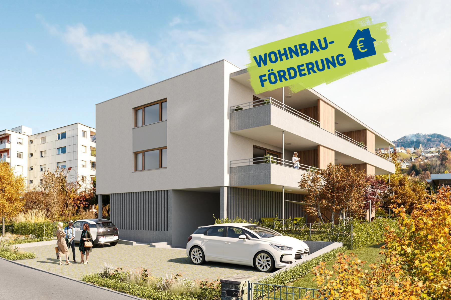 Wohnung zum Kauf provisionsfrei 515.000 € 3 Zimmer 75,4 m²<br/>Wohnfläche 2.<br/>Geschoss Stegstraße 5 Zwischenwasser 6835