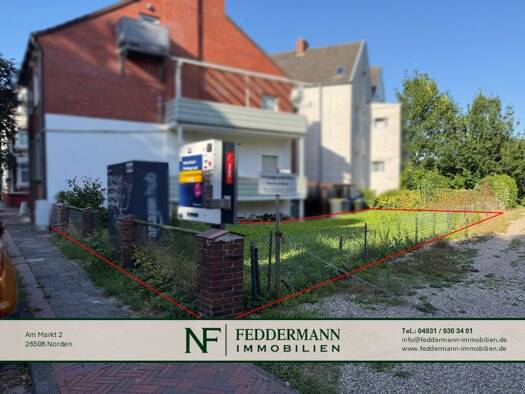 Grundstück zum Kauf 54.500 € 160 m² Grundstück Stadtzentrum Emden 26721