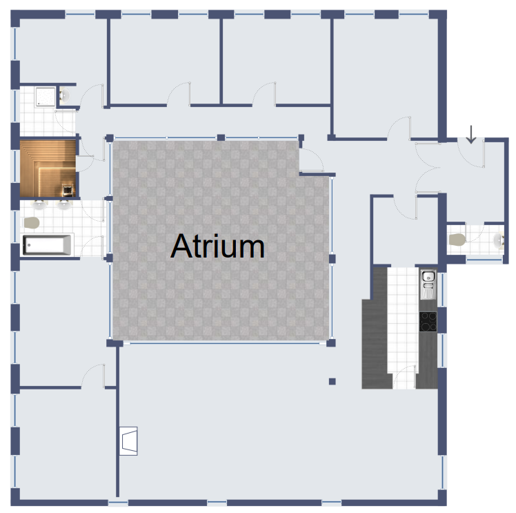 Penthouse zur Miete 7 Zimmer 249 m²<br/>Wohnfläche 2.<br/>Geschoss Oststr. 11 Meinerzhagen Meinerzhagen 58540