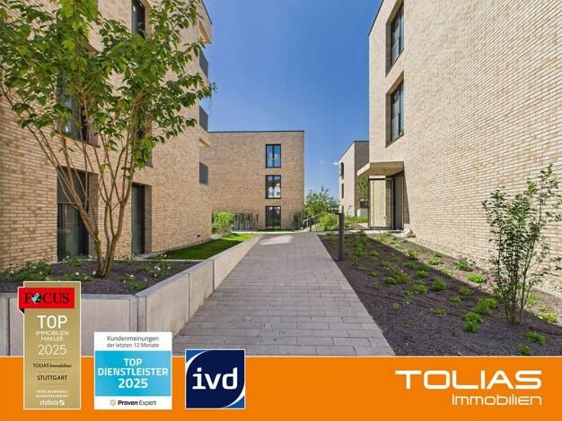 Wohnung zur Miete - Erstbezug 1.320 € 3 Zimmer 70,6 m² 2. Geschoss frei ab sofort Mahdentalstraße 45 Ost Sindelfingen 71065