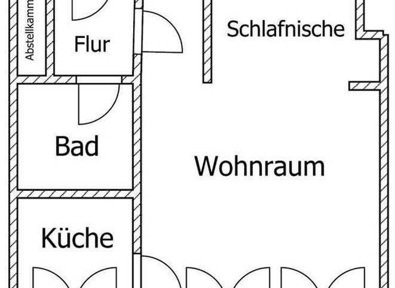 Wohnung zur Miete 607 € 1,5 Zimmer 40,6 m² 3. Geschoss frei ab 18.04.2026 Gumbertstr. 106-108 Eller Düsseldorf 40229