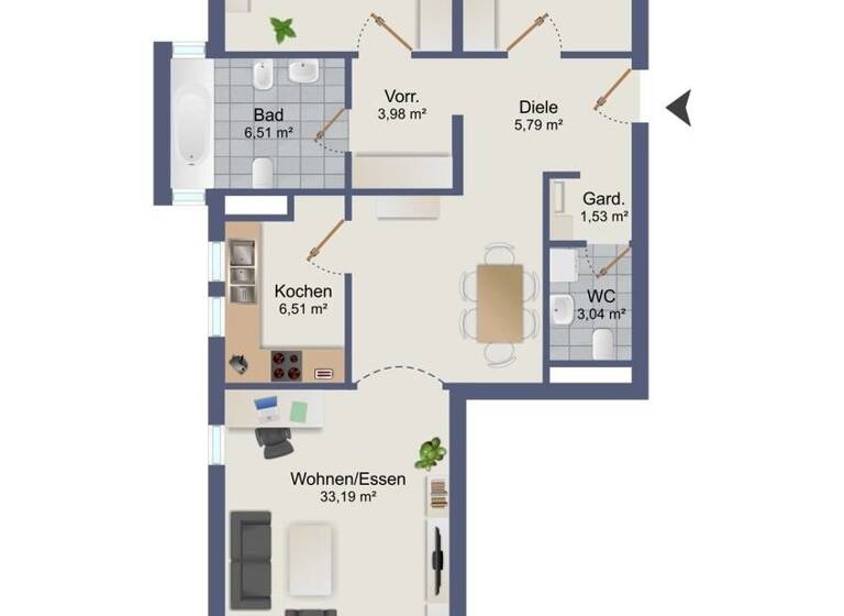 Wohnung zum Kauf 315.000 € 4 Zimmer 92,5 m²<br/>Wohnfläche Rheinfelden Rheinfelden 79618