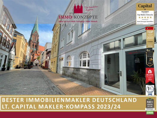 Bürofläche zum Kauf 2.143 € 2 Zimmer 35 m² Bürofläche Buschstr. 18-20 Altstadt Schwerin 19053