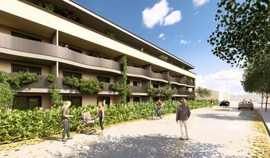 Wohnung zum Kauf - Neubau 435.700 € 2 Zimmer 49,5 m² Goethestrasse 13 Prien Prien am Chiemsee 83209