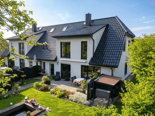 Doppelhaushälfte zum Kauf 379.000 € 5 Zimmer 158 m² 797 m² Grundstück Kramerhof Kramerhof 18445