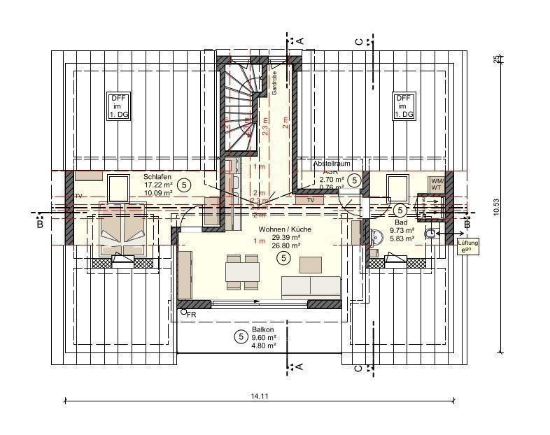 Wohnung zum Kauf provisionsfrei 414.900 € 2 Zimmer 49,8 m²<br/>Wohnfläche 2.<br/>Geschoss Zingst Zingst 18374