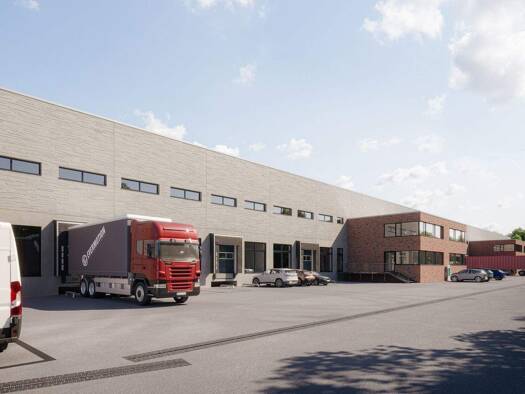 Lagerhalle zur Miete - Erstbezug provisionsfrei 7,95 € 6.550 m² Lagerfläche teilbar ab 1.084 m² Nienhöfener Straße 29-37 Pinneberg 25421