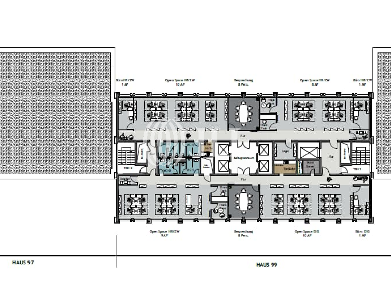 Bürofläche zur Miete 8 € 5.112,4 m² Bürofläche teilbar ab 641 m² Hammerbrook Hamburg 20097