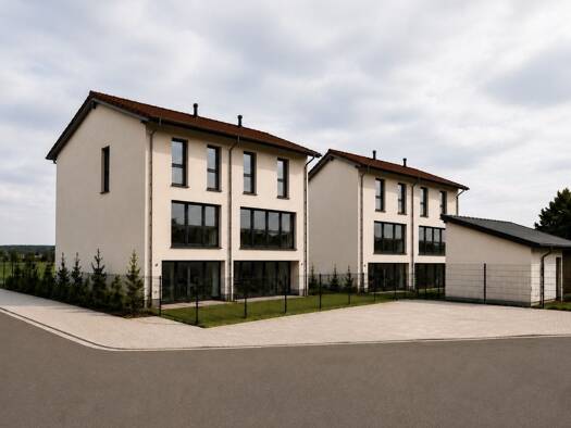 Doppelhaushälfte zum Kauf - Erstbezug 595.000 € 5 Zimmer 165 m² 320 m² Grundstück Massing Massing 84323