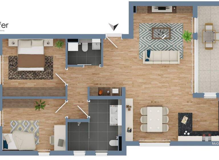 Wohnung zum Kauf 396.000 € 3 Zimmer 96 m² 1. Geschoss frei ab 01.11.2026 Limbach Kirkel 66459