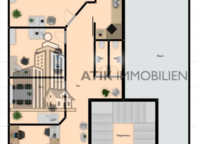 Bürofläche zur Miete provisionsfrei 15,41 € 110 m² Bürofläche Neckarau Mannheim / Neckarau 68199