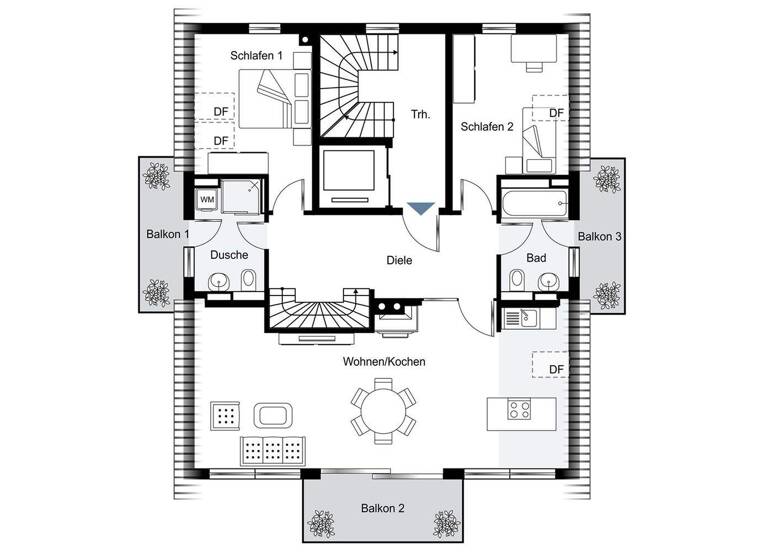Wohnung zum Kauf - Erstbezug provisionsfrei 961.000 € 3,5 Zimmer 127 m² Glienicke/Nordbahn 16548