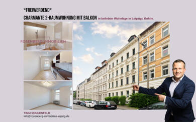Wohnung zum Kauf 159.900 € 2 Zimmer 61,3 m² 3. Geschoss Magdeburger Straße 9 WE08 Gohlis - Süd Leipzig / Gohlis 04155