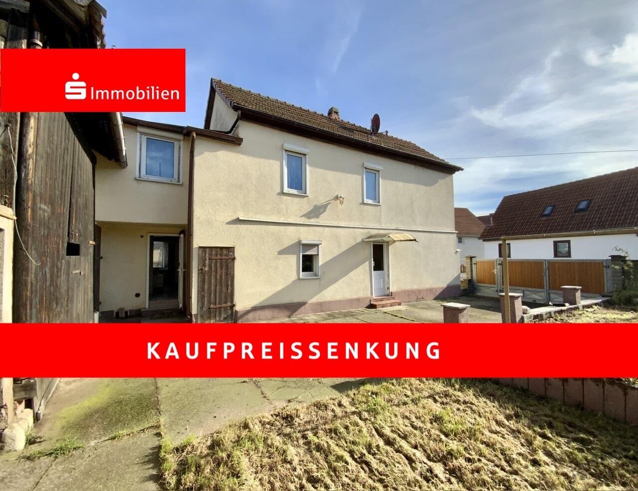 Bauernhaus zum Kauf 125.000 € 4 Zimmer 100 m²<br/>Wohnfläche 1.225 m²<br/>Grundstück Ingersleben Nesse-Apfelstädt 99192