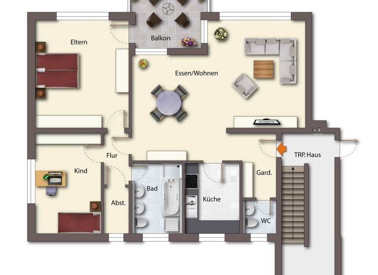 Wohnung zum Kauf 256.000 € 3 Zimmer 102 m² frei ab sofort Riedlingen 88499