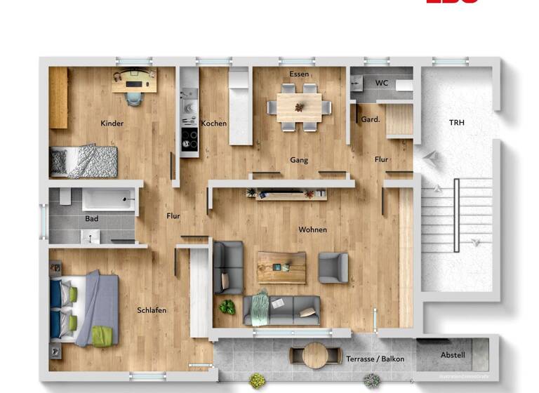 Wohnung zum Kauf 299.000 € 4 Zimmer 95 m² frei ab sofort Höchberg 97204