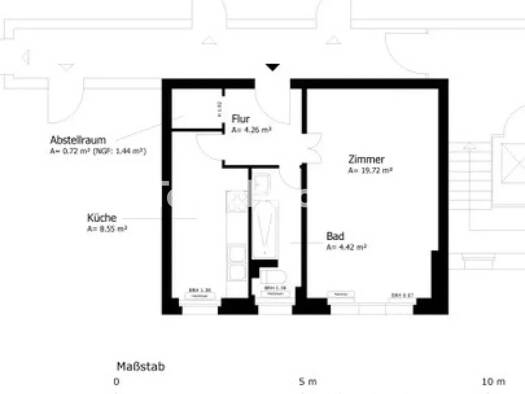 Wohnung zur Miete Tauschwohnung 500 € 1 Zimmer 37 m² 5. Geschoss Westend Berlin 10719