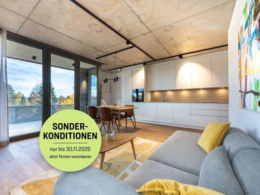 Wohnung zum Kauf - Erstbezug provisionsfrei 761.000 € 3 Zimmer 102 m² 1. Geschoss Herderstraße West Rosenheim 83024