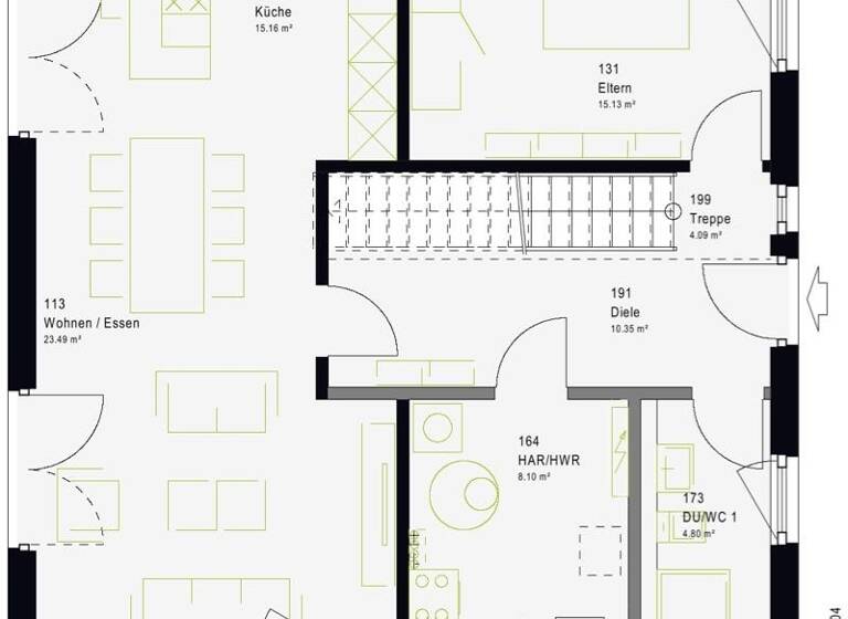 Einfamilienhaus zum Kauf provisionsfrei 422.769 € 5 Zimmer 159 m²<br/>Wohnfläche 560 m²<br/>Grundstück Haiterbach Haiterbach 72221