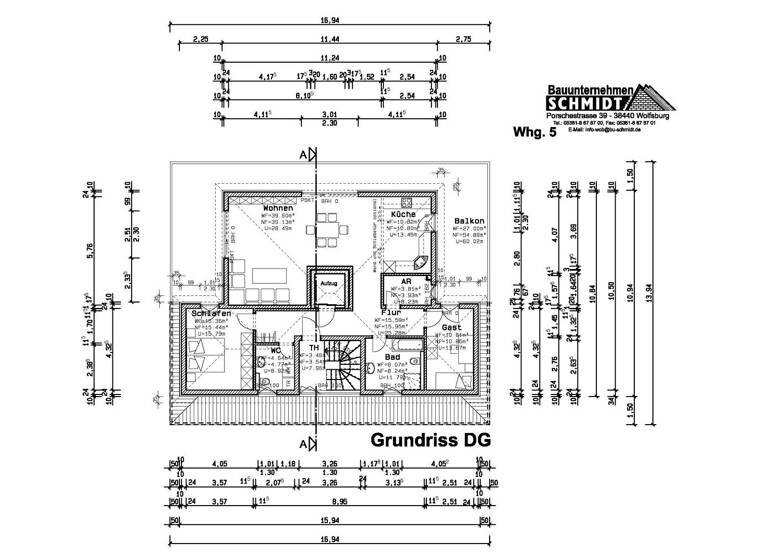 Penthouse zum Kauf provisionsfrei 550.000 € 3 Zimmer 135,7 m² Alte Braunschweiger Straße 11 Mörse Wolfsburg 38442