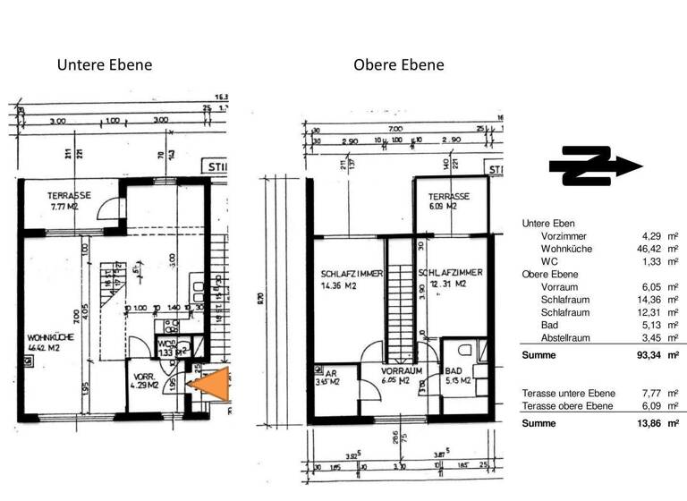 Wohnung zur Miete 1.348 € 3 Zimmer 93,3 m² 1. Geschoss Pastinakweg Wien 1220