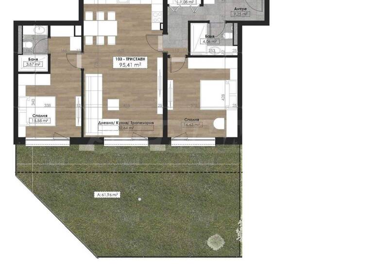 Studio zum Kauf 317.000 € 120,7 m² Sofia