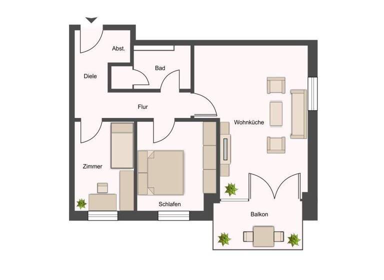 Wohnung zur Miete 1.221 € 3 Zimmer 62 m² 3. Geschoss frei ab sofort Lohbrügge Hamburg 21031