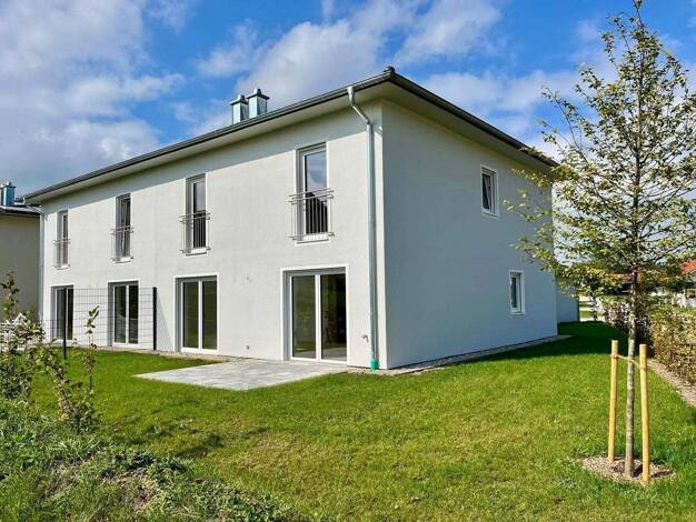 Doppelhaushälfte zum Kauf - Erstbezug provisionsfrei 499.000 € 5 Zimmer 127,8 m² 445 m² Grundstück frei ab sofort Hundham Niedertaufkirchen 84494