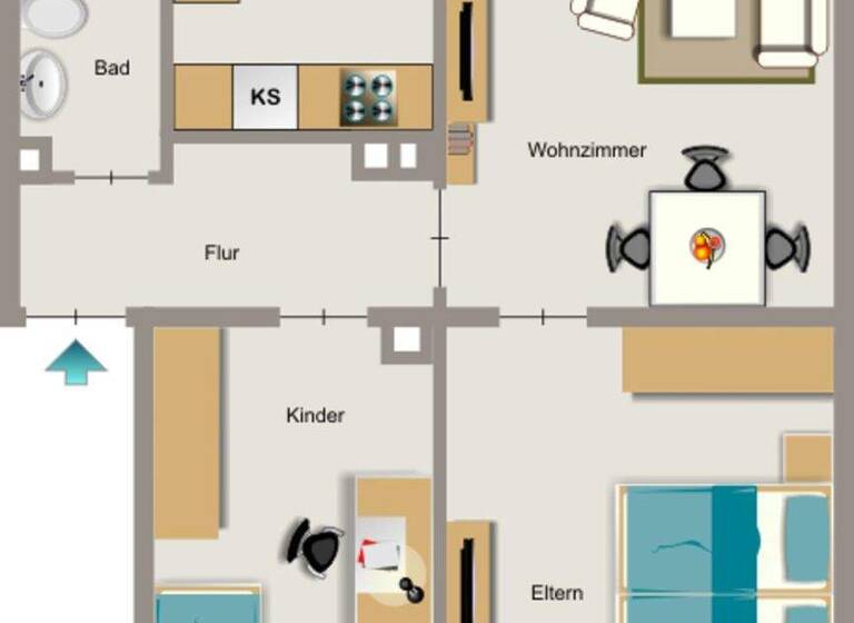Wohnung zur Miete 452 € 3,5 Zimmer 48,2 m² 2. Geschoss frei ab 16.04.2026 Ferdinantenstraße 132 Geisbruch Kamp-Lintfort 47475