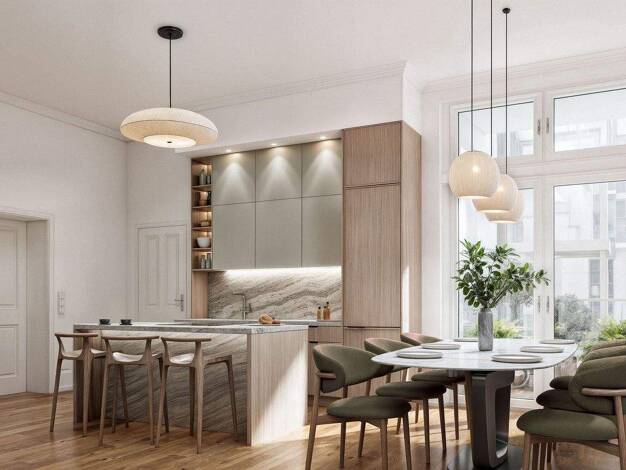 Wohnung zum Kauf - Neubau provisionsfrei 900.000 € 4 Zimmer 129,8 m² 2. Geschoss Mendelstraße 7 Pankow Berlin 13187