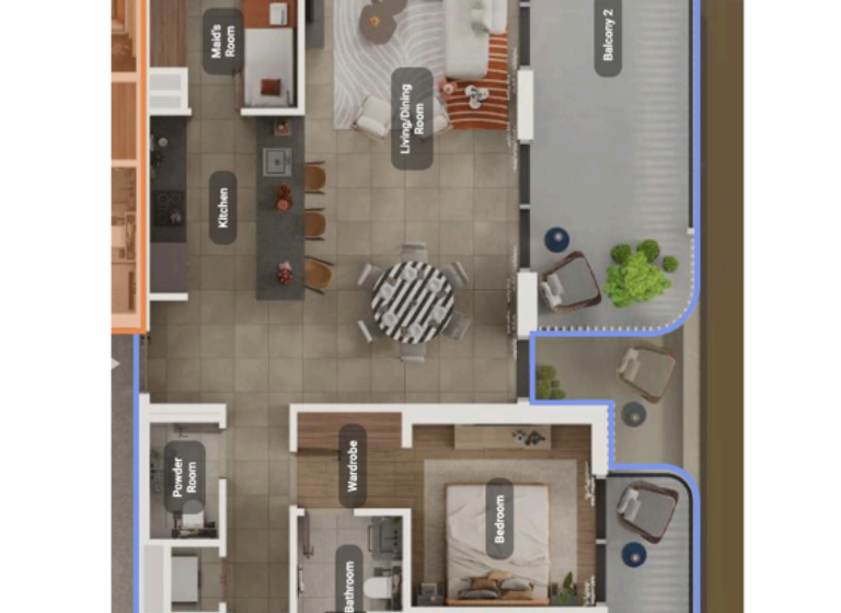 Wohnung zum Kauf 980.435 € 4 Zimmer 172,4 m² Abu Dhabi