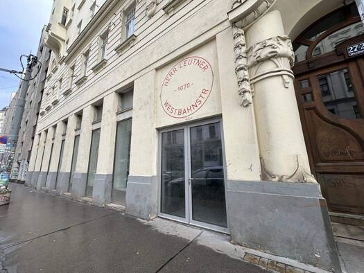Laden zur Miete 17 € Westbahnstraße 27 Wien, Neubau 1070