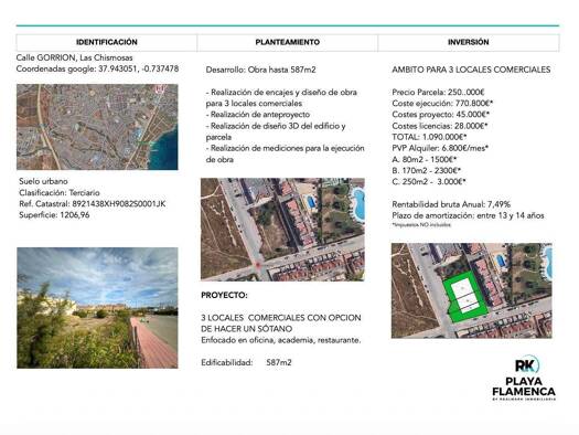 Grundstück zum Kauf provisionsfrei 250.000 € 1.206 m² Grundstück Orihuela Costa