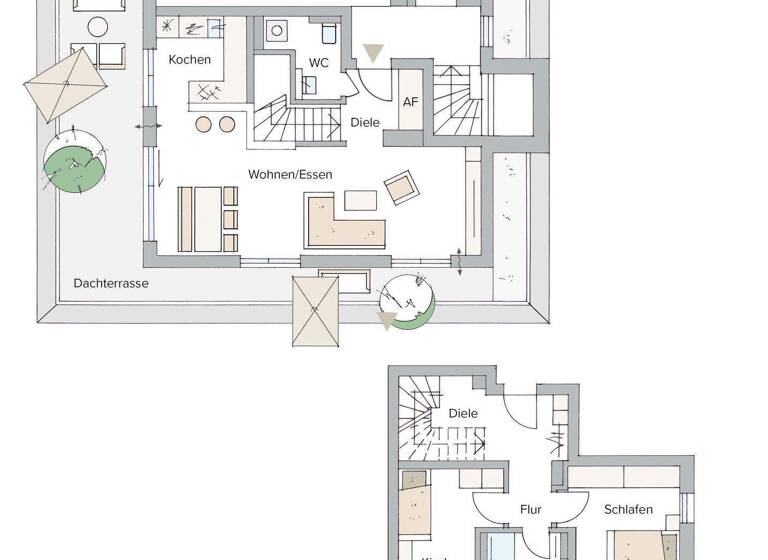 Penthouse zum Kauf provisionsfrei 668.272 € 3 Zimmer 97,5 m² 3. Geschoss frei ab 31.03.2028 Volbehrstraße 11 Spitalhof Nürnberg 90491