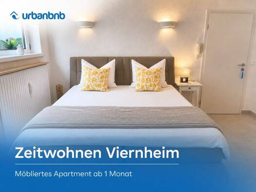 Wohnung zur Miete auf Zeit 1.250 € 1 Zimmer 35 m² frei ab 31.10.2026 Wasserstraße Viernheim Viernheim 68519