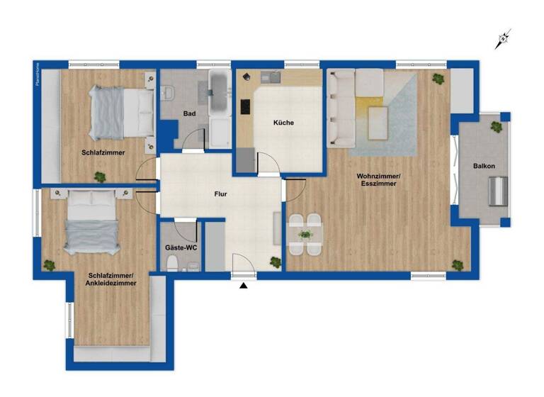 Wohnung zum Kauf 575.000 € 3 Zimmer 117 m² 3. Geschoss Bad Reichenhall 83435