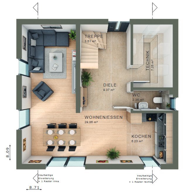 Einfamilienhaus zum Kauf provisionsfrei 474.354 € 5 Zimmer 113 m²<br/>Wohnfläche 430 m²<br/>Grundstück Dennjächt Unterreichenbach 75339