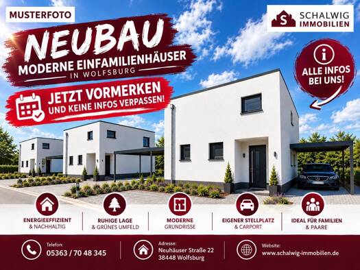 Einfamilienhaus zum Kauf - Erstbezug provisionsfrei 595.000 € 5 Zimmer 154 m² 490 m² Grundstück Nordsteimke Barnstorf - Nordsteimke 38446