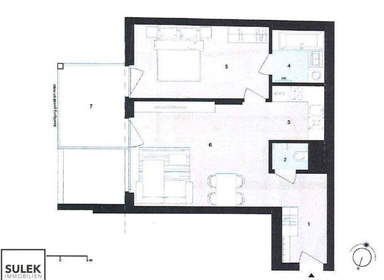 Wohnung zur Miete 1.327 € 2 Zimmer 48,9 m² 4. Geschoss Wien 1030