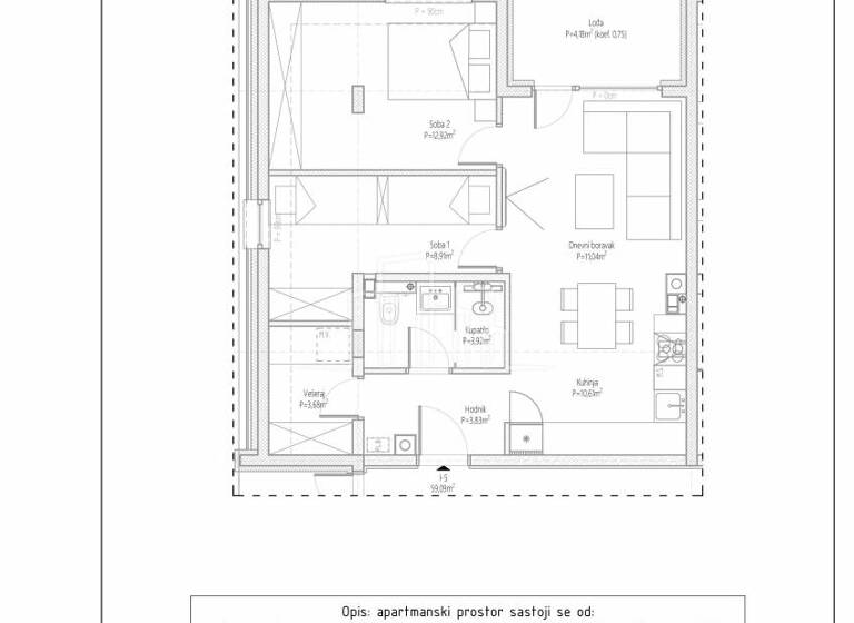 Wohnung zum Kauf 3 Zimmer Sarajevo 71220