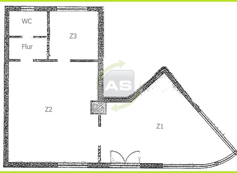 Bürofläche zur Miete 325 € 3 Zimmer 90,1 m² Bürofläche Max-Pechstein-Straße 73 Innenstadt Zwickau 08056