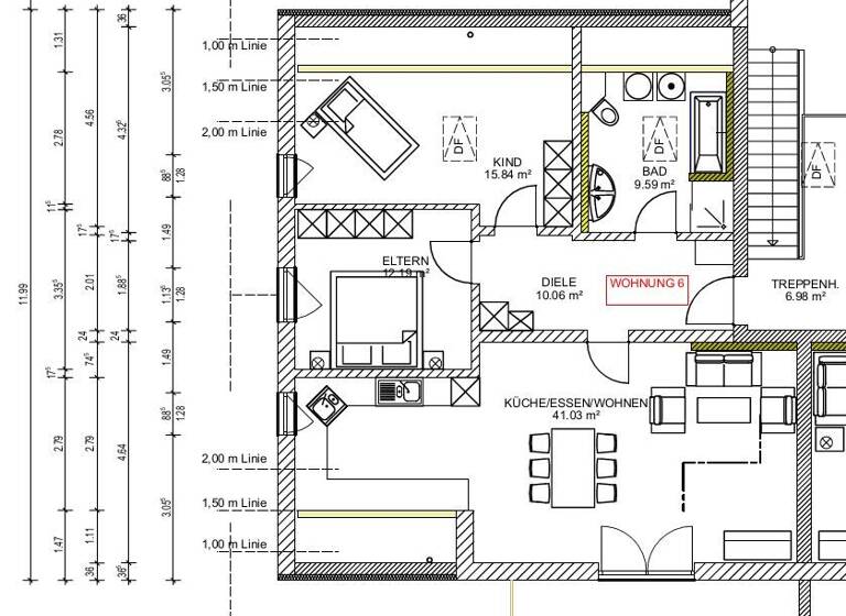 Wohnung zur Miete 1.020 € 3 Zimmer 95 m² Geschoss 2/3 frei ab 01.07.2026 Adalbert-Stifter-Straße 19 Emmerting 84547