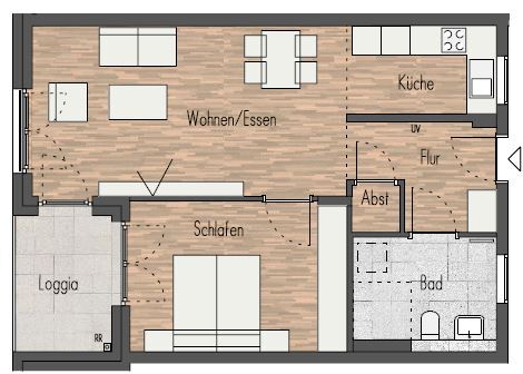 Wohnung zum Kauf 415.900 € 2 Zimmer 58,5 m²<br/>Wohnfläche 3.<br/>Geschoss Christophstraße 16 Echterdingen Leinfelden-Echterdingen / Echterdingen 70771